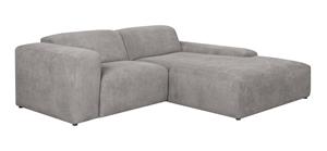 NADUVI Collection 3-zitshoekbank-Hilton XCL rechts ribstof | 
