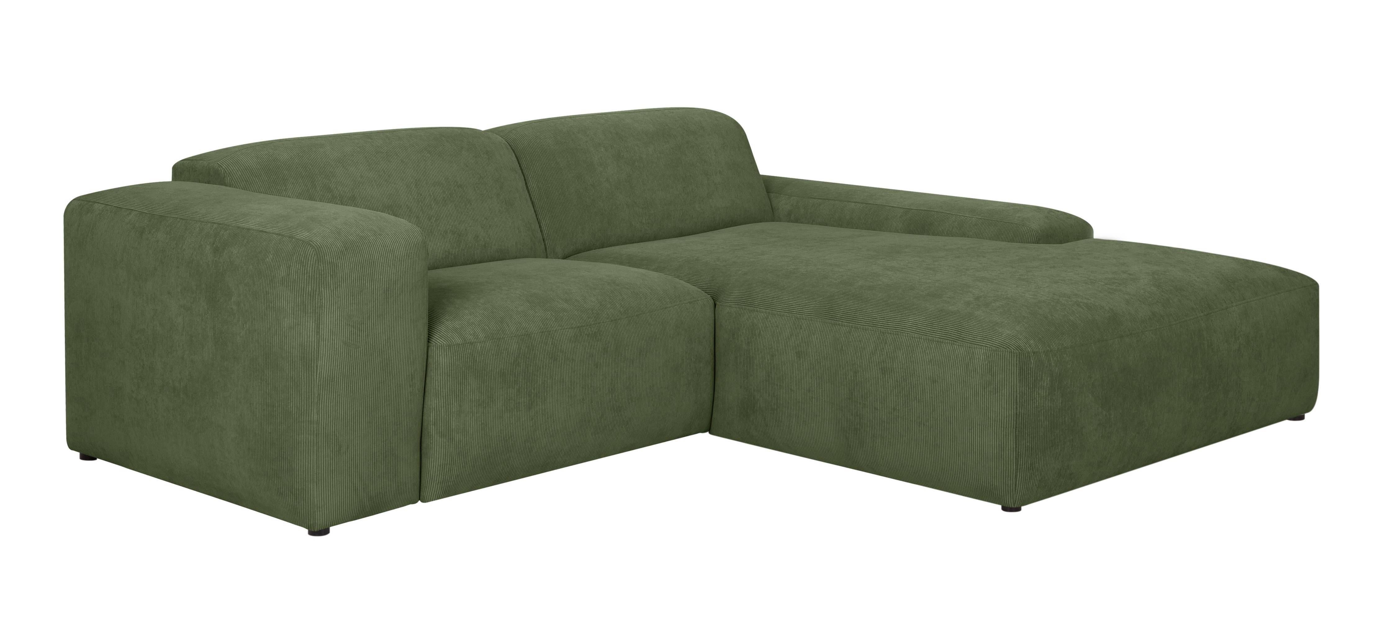 NADUVI Collection 3-zitshoekbank-Hilton XCL rechts ribstof | 