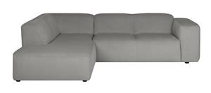 NADUVI Collection 4-zitshoekbank-Hilton OE links ribstof | 