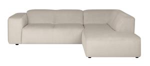 NADUVI Collection 4-zitshoekbank-Hilton OE rechts ribstof | 