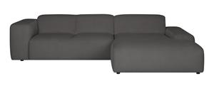 NADUVI Collection 4-zitshoekbank-Hilton XCL rechts ribstof | 