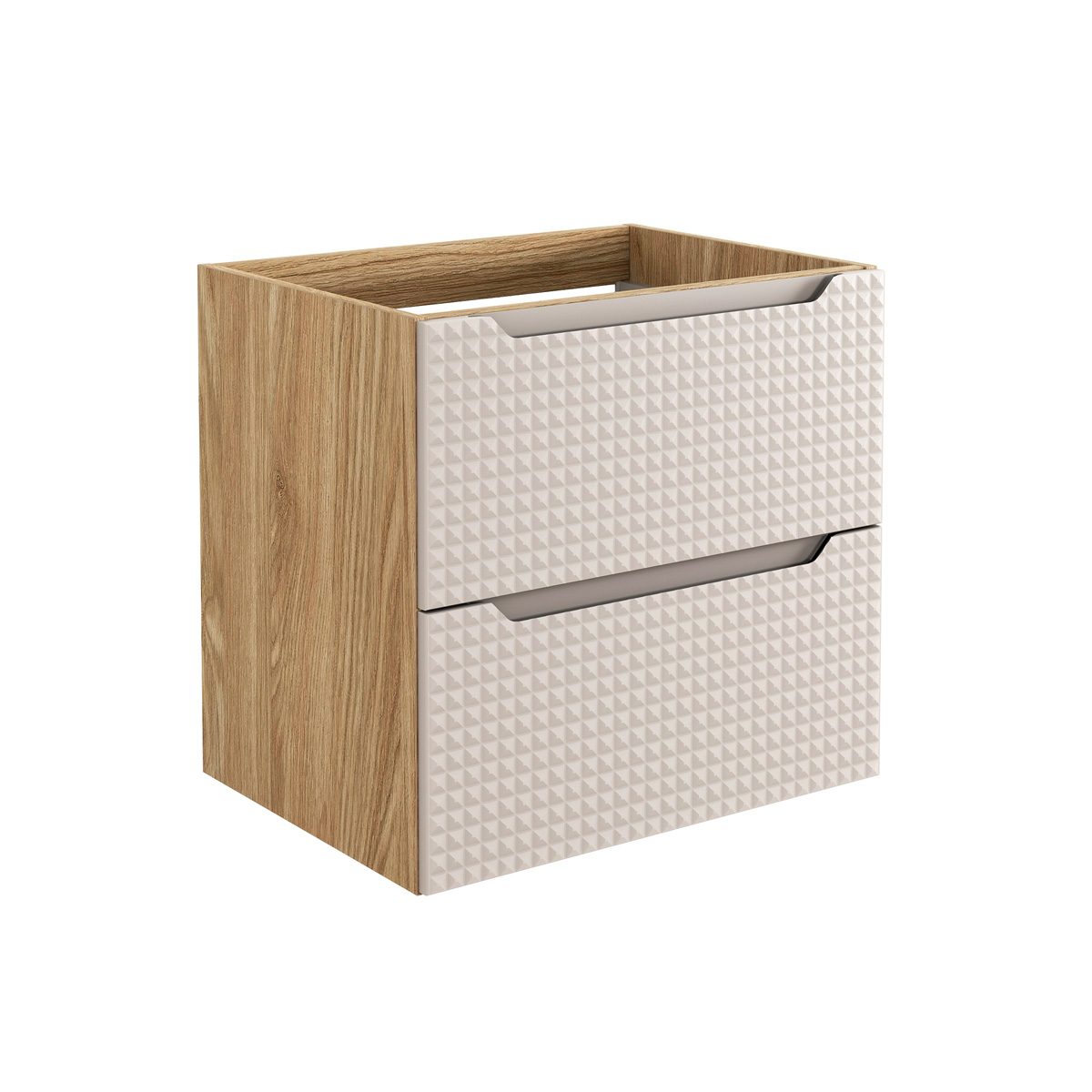 Comad Luxor Beige onderkast met 2 lades 60cm beige