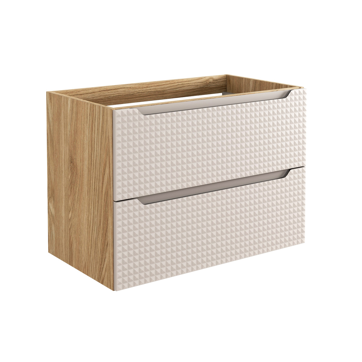 Comad Luxor Beige onderkast met 2 lades 80cm beige