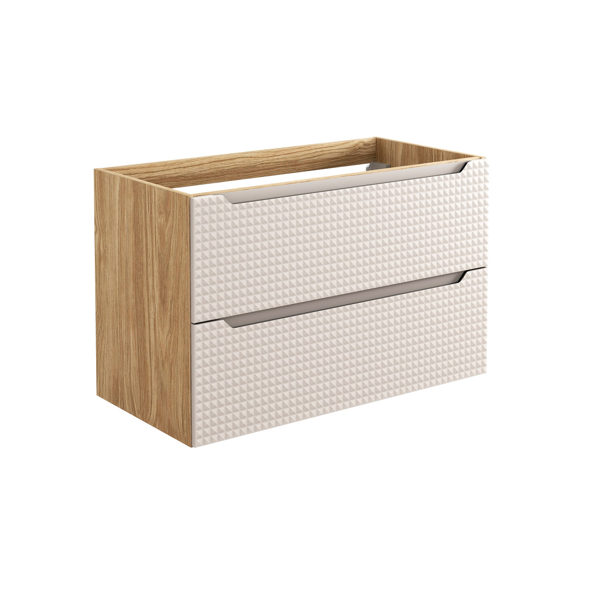 Comad Luxor Beige onderkast met 2 lades 90cm beige