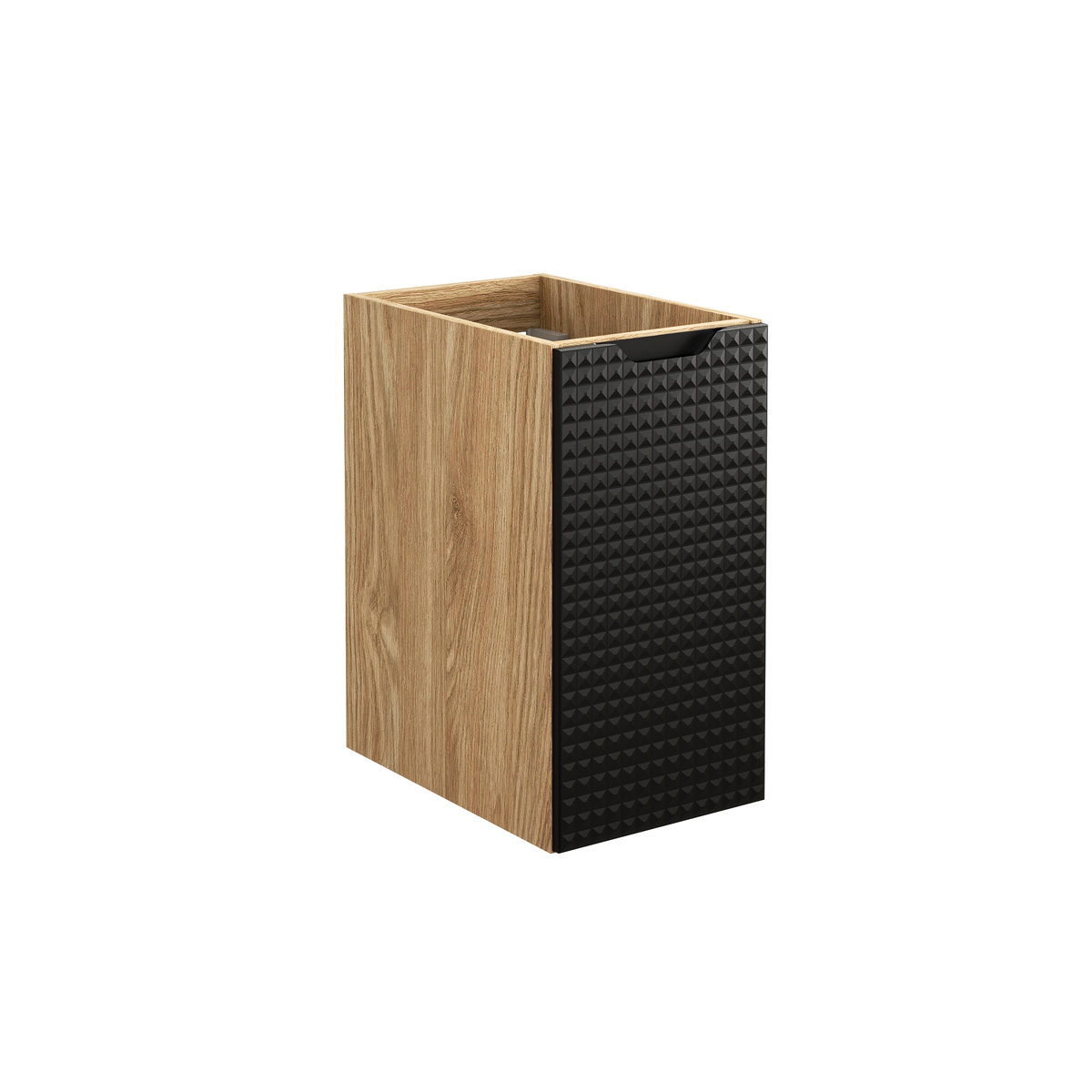 Comad Luxor Black onderkast met 1 deur 30cm zwart