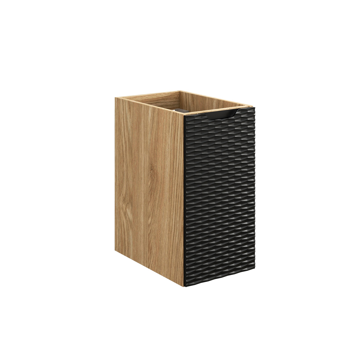 Comad Ocean Black onderkast met 1 deur 30cm zwart