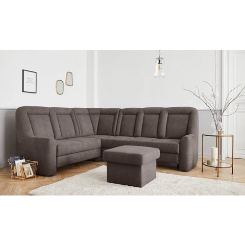 Sit&more Hoekbank Melissa L-vorm klassieke meubelcollectie, slaapfunctie naar keuze en lade