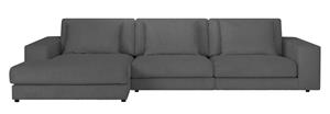 NADUVI Collection Hoekbank Kayuma ribstof links | 