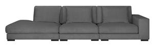 NADUVI Collection Hoekbank Kayuma ribstof links | 