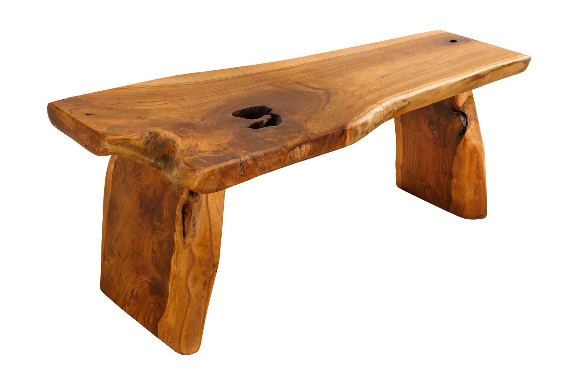 Invicta Interior Bank ROOT 100cm teak hout naturel bruin - 44706