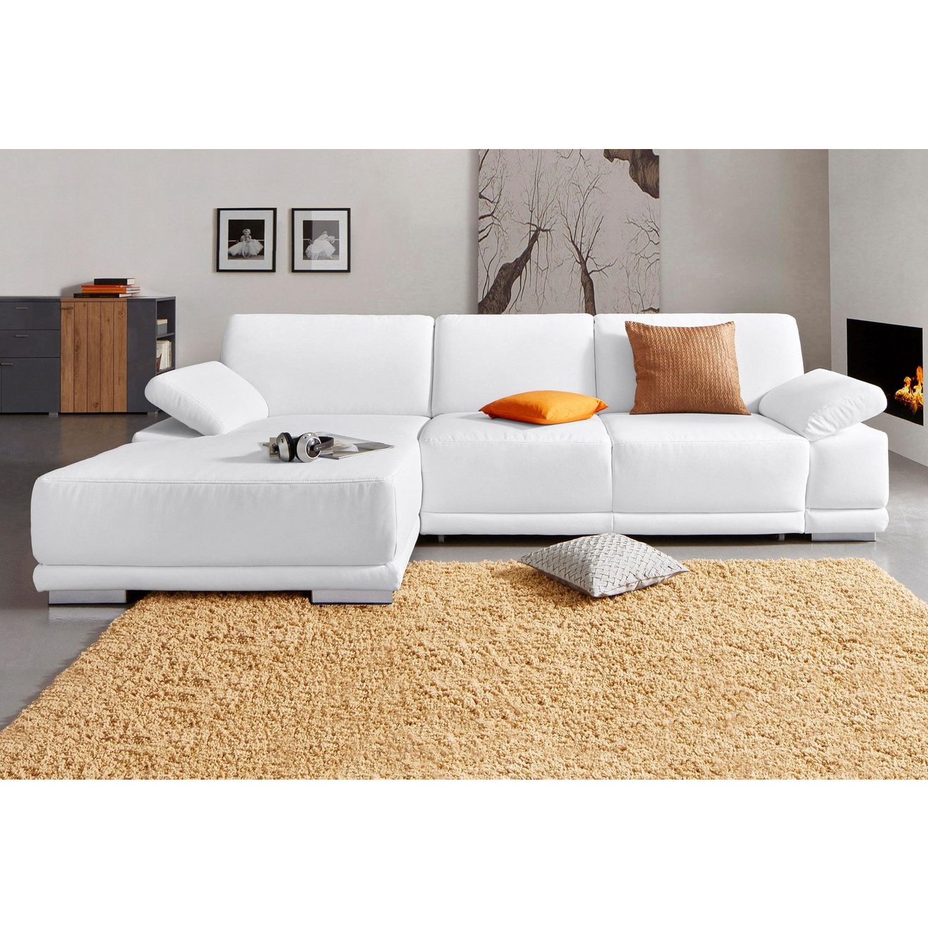 Sit&more Hoekbank Coria L-vorm met xl-récamier, naar keuze met slaapfunctie