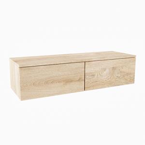 Zaro Alan onderkast met 2 lades 120cm washed oak