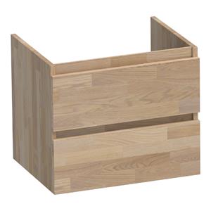 Brauer Joy onderkast 60cm met 2 softclose lades vingerlas eiken grijs