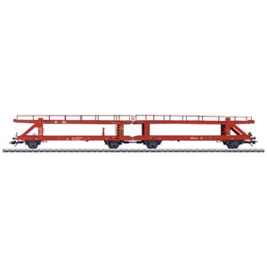 Märklin 47180 H0 dubbele autotransportwagen Laaeks 553.1 van de DB AG