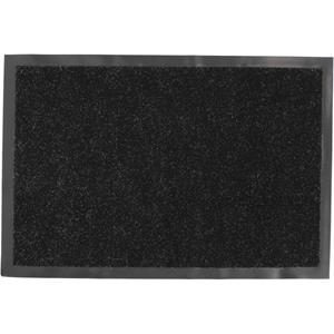 Luance Deurmat - zwart - 60 x cm - voor binnen - PVC / polyester - droogloopmat -