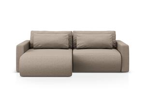 Cosmopolitan Design Hoekslaapbank met opbergvak Belfast links/rechts | 