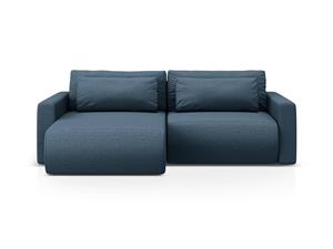 Cosmopolitan Design Hoekslaapbank met opbergvak Belfast links/rechts | 