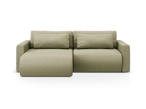 Cosmopolitan Design Hoekslaapbank met opbergvak Belfast links/rechts | 