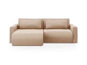 Cosmopolitan Design Hoekslaapbank met opbergvak Belfast links/rechts velvet | 