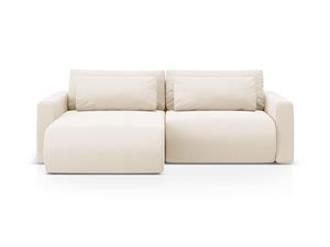 Cosmopolitan Design Hoekslaapbank met opbergvak Belfast links/rechts velvet | 