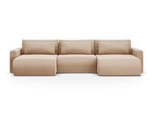 Cosmopolitan Design U-slaapbank met opbergvak Belfast vlevet | 