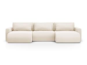 Cosmopolitan Design U-slaapbank met opbergvak Belfast vlevet | 