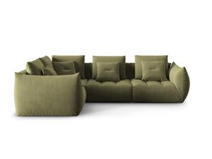 Micadoni Hoekbank Bloom links 3-zits velvet | 