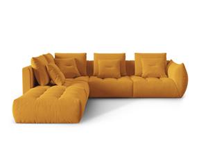 Micadoni Hoekbank Bloom links 4-zits velvet | 