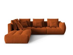 Micadoni Hoekbank Bloom links 4-zits velvet | 
