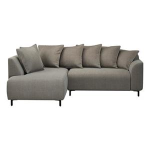 Leen Bakker Hoekbank Elsa links - stof Eden - taupe