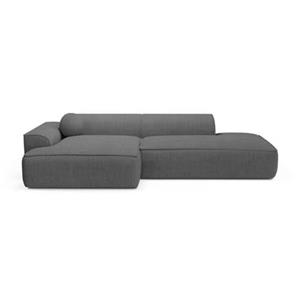 SIA Home Bank links hoek corduroy antraciet grijs 260cm