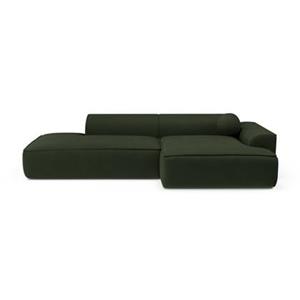 SIA Home Rechthoekige sofa in geweven stof Olijfgroen 260cm