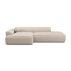 SIA Home Sofa linkerhoek stof crème 260cm