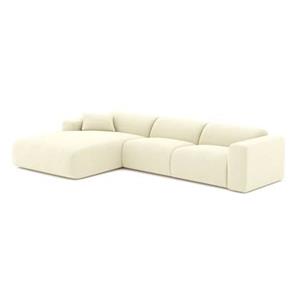 SIA Home Bank links hoek corduroy crème 280cm
