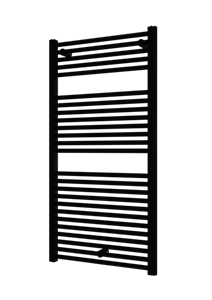 Plieger Palermo NXT designradiator 60x117.5cm 681W zwart glans