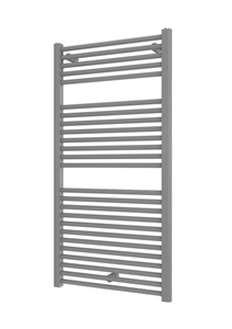 Plieger Palermo NXT designradiator 50x117.5cm 580W zilver metallic