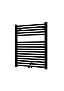 Plieger Palermo NXT designradiator midden-onder 60x73.5cm 434W zwart glans