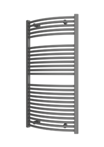 Plieger Palermo NXT gebogen radiator 60x117.5cm parelgrijs