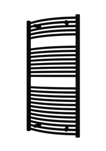 Plieger Palermo NXT gebogen radiator 60x117.5cm antraciet
