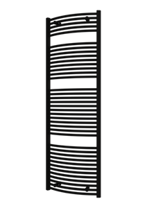 Plieger Palermo NXT gebogen radiator 50x177.5cm mat zwart