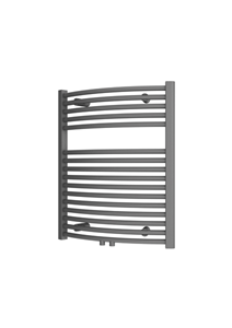 Plieger Palermo NXT gebogen radiator midden-onder 60x73.5cm parelgrijs
