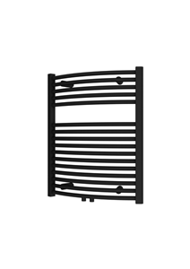 Plieger Palermo NXT gebogen radiator midden-onder 60x73.5cm zwart grafiet