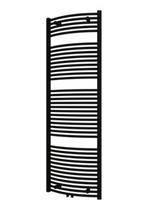 Plieger Palermo NXT gebogen radiator midden-onder 50x177.5cm mat zwart