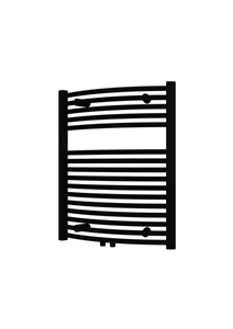 Plieger Palermo NXT gebogen radiator midden-onder 60x73.5cm antraciet