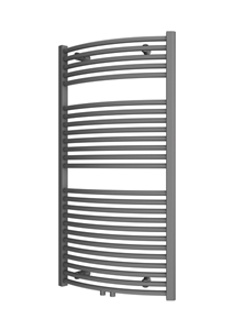 Plieger Palermo NXT gebogen radiator midden-onder 50x117.5cm parelgrijs
