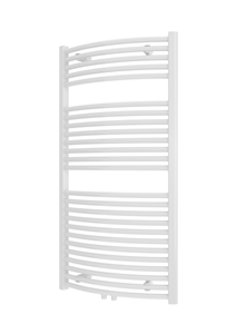 Plieger Palermo NXT gebogen radiator midden-onder 60x117.5cm wit glans