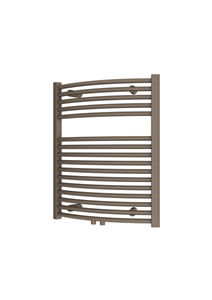 Plieger Palermo NXT gebogen radiator midden-onder 50x73.5cm zandsteen