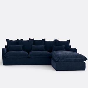 LA REDOUTE INTERIEURS Hoekbank van mêlee polyester, rechterhoek, Odna