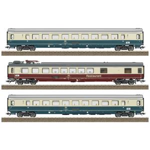 TRIX H0 23142 H0 set van 3 personenrijtuigen Fern Express FD 1980 Königsee van de DB Set 1