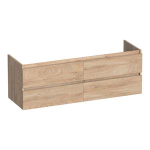Brauer Joy Wavy onderkast ribbelfront 140cm met 4 softclose lades forest wheat
